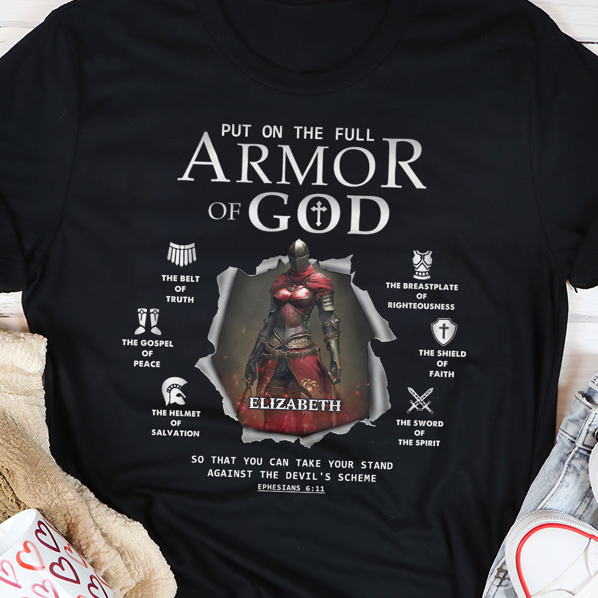 Armor Of God | Personalized Classic Unisex T-shirt