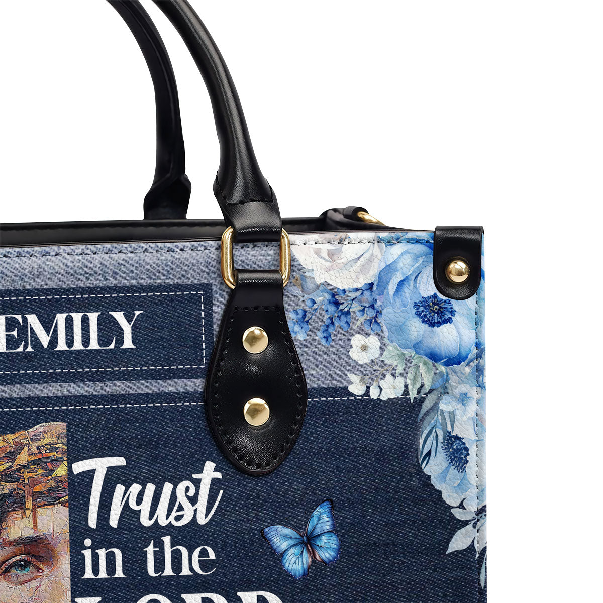 Trust In The Lord With All Your Heart | Personalized Leather Handbag