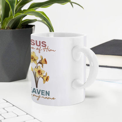 God Says I Am | Personalized White Ceramic Mug