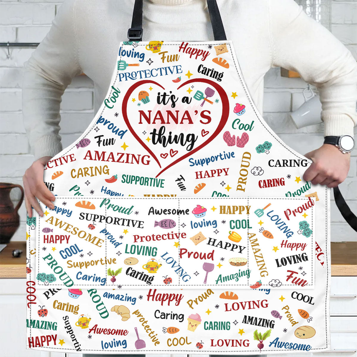 It's A Nana Thing | Personalized Apron With Pocket