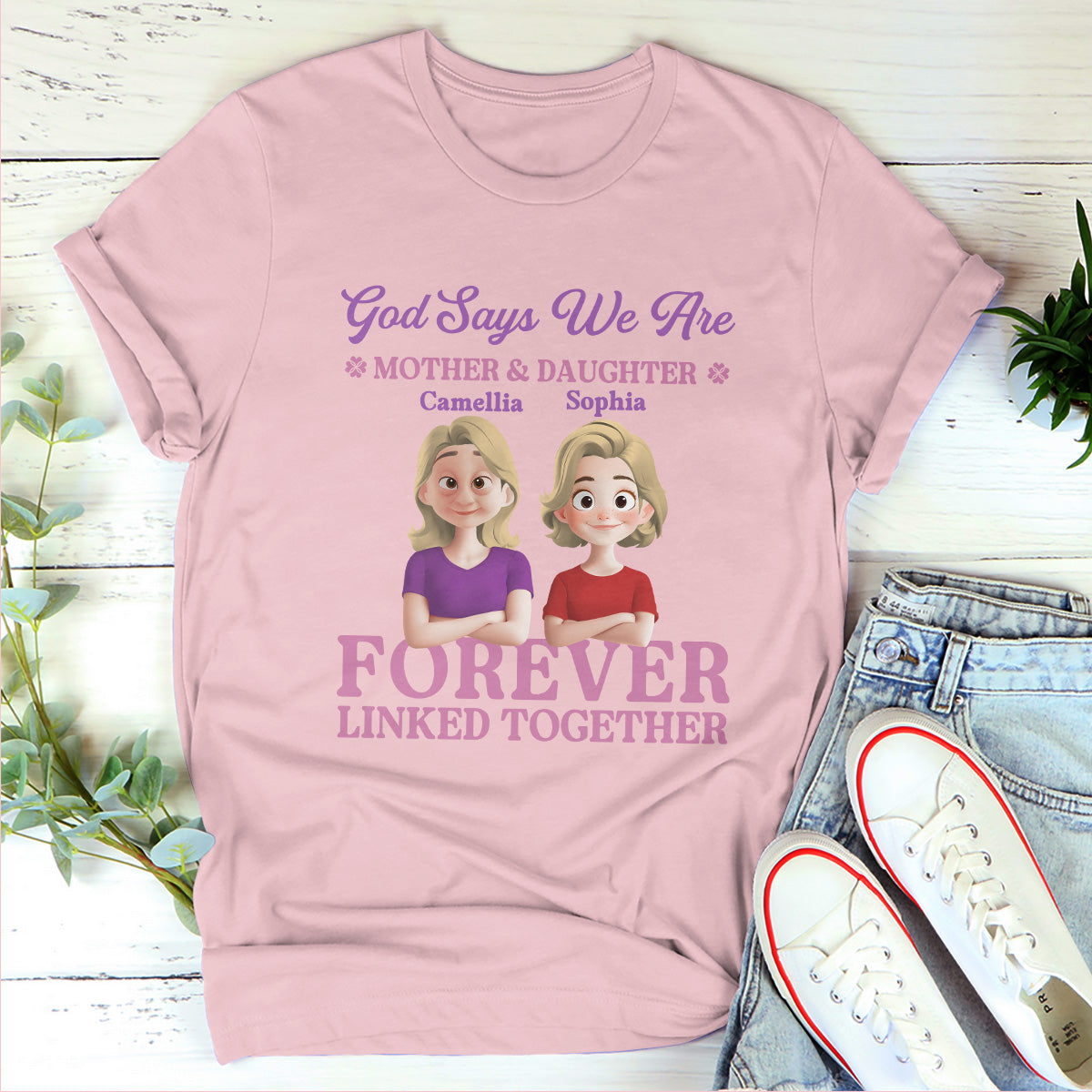 God Says We Are  | Personalized 2D Unisex T-shirt
