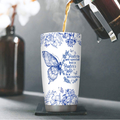 Pastor's Wife Is A Blessing | Personalized Stainless Steel Tumbler