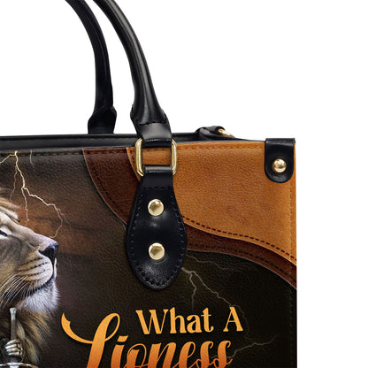 What a Lioness Was Your Mother | Personalized Leather Handbag