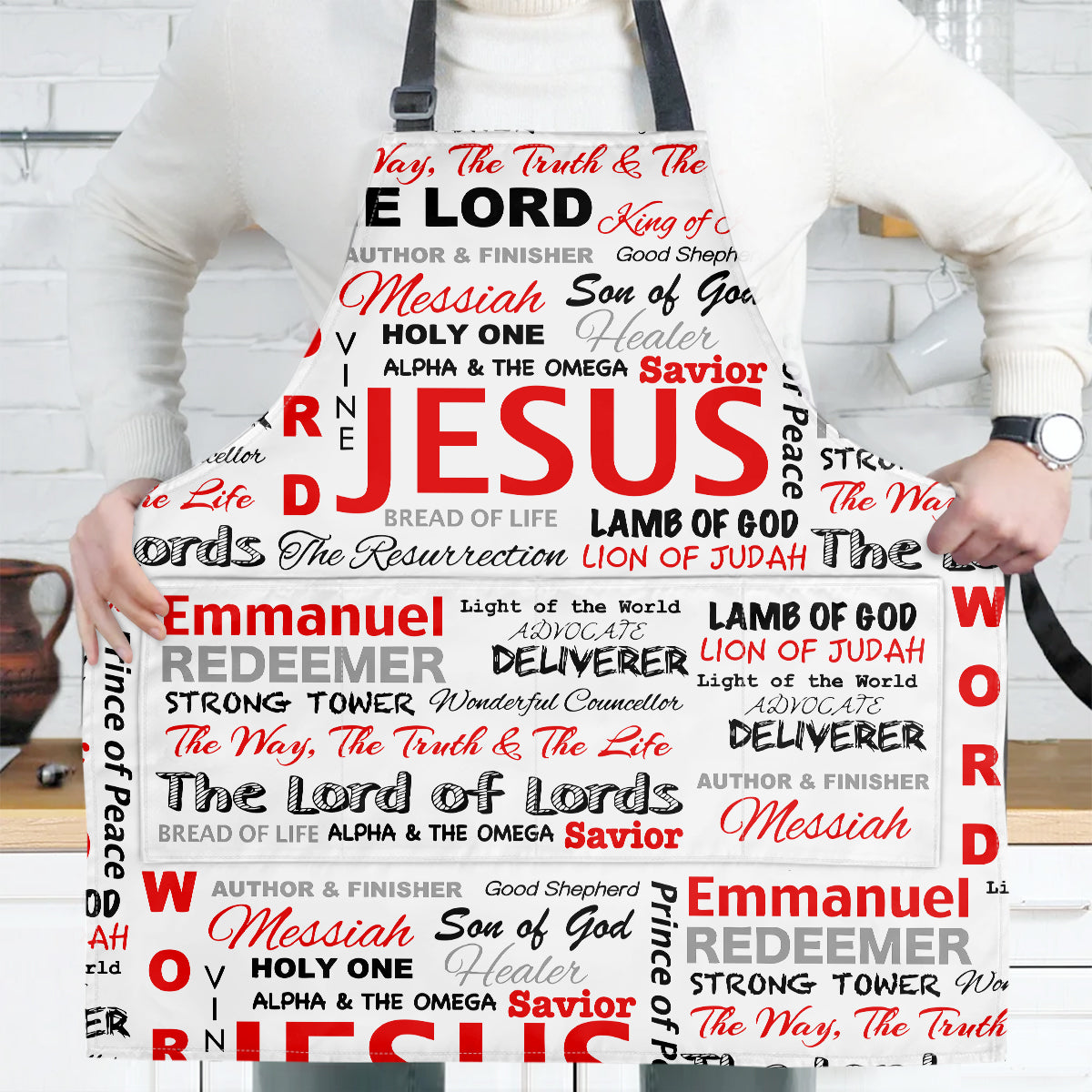 The Lord Of Lords |  Apron With Pocket