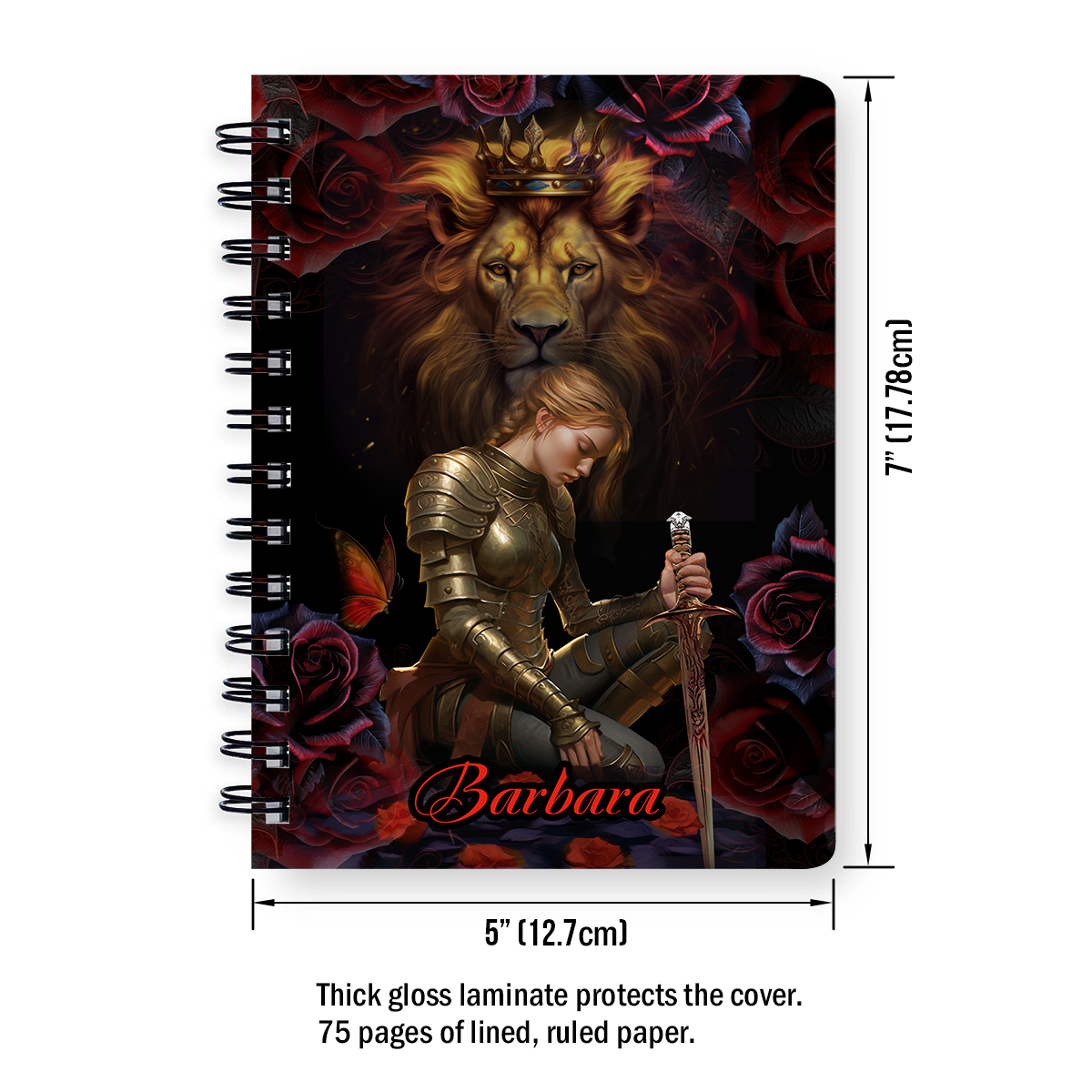 A Woman Of Faith Journal | Personalized Spiral Journal JSSJPM2746M