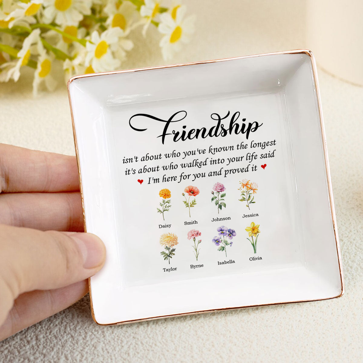 Friendship | Personalized Jewelry Dish JSJDPL2162M