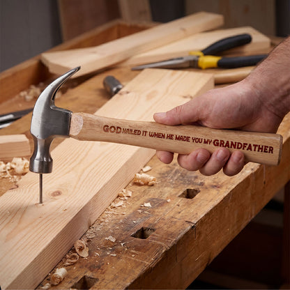 God Nailed It | Personalized Wooden Hammer