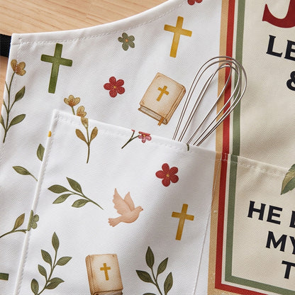 He Loves Me From My Head Tomatoes | Personalized Apron With Pocket