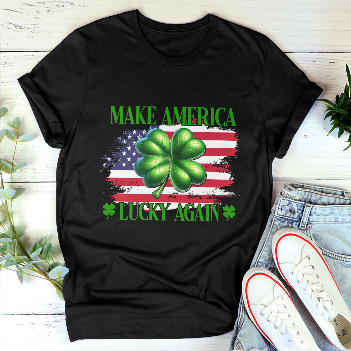 Make America Lucky Again | Personalized Classic Unisex T-shirt