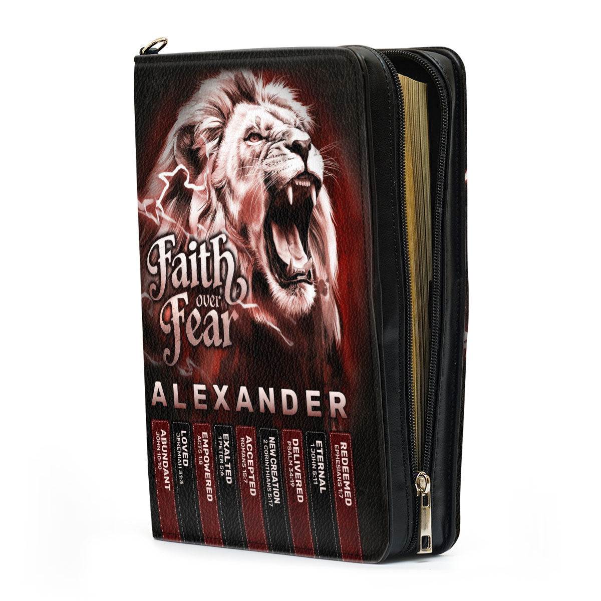 Faith Over Fear | Personalized Bible Cover