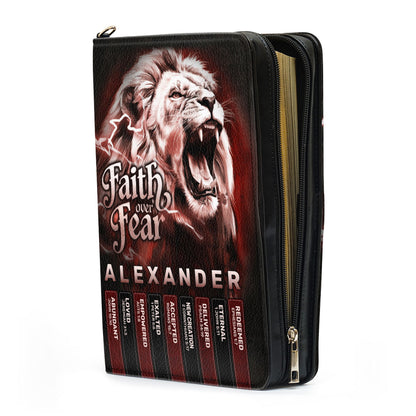 Faith Over Fear | Personalized Bible Cover