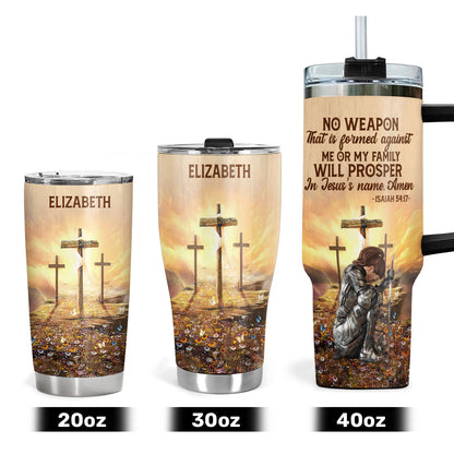 No Weapon  | Personalized Stainless Steel Tumbler