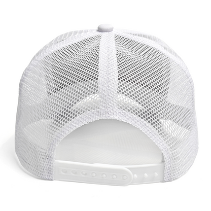 Grandpa Dad Kids Handprints | Personalized Mesh Back Casual Cap