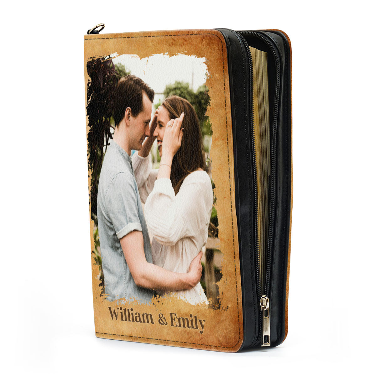 God Blessed The Broken Road | Personalized Bible Cover JSBCHLH1351M