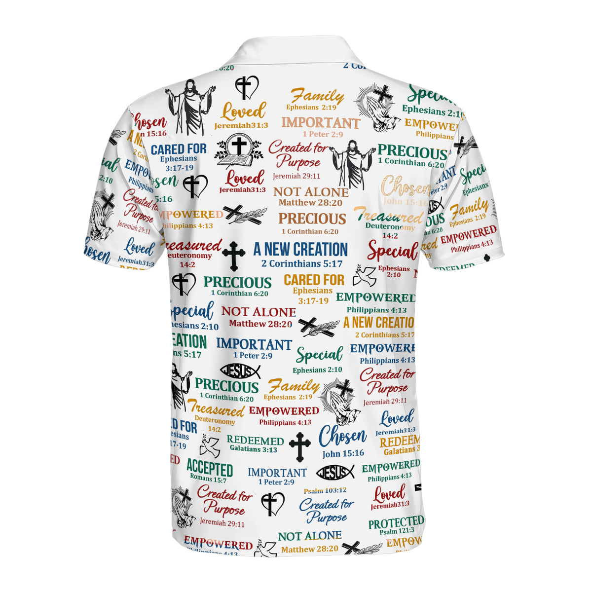 God Says I Am | Personalized Polo Shirt