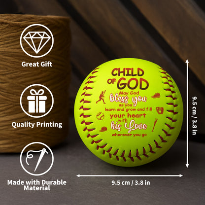 Child Of God | Personalized Softball