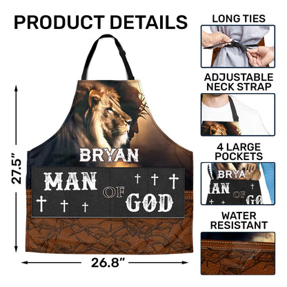 Man Of God | Personalized Apron With Pocket