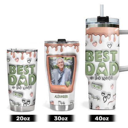 Best Dad In The World | Personalized Stainless Steel Tumbler SSTM1020