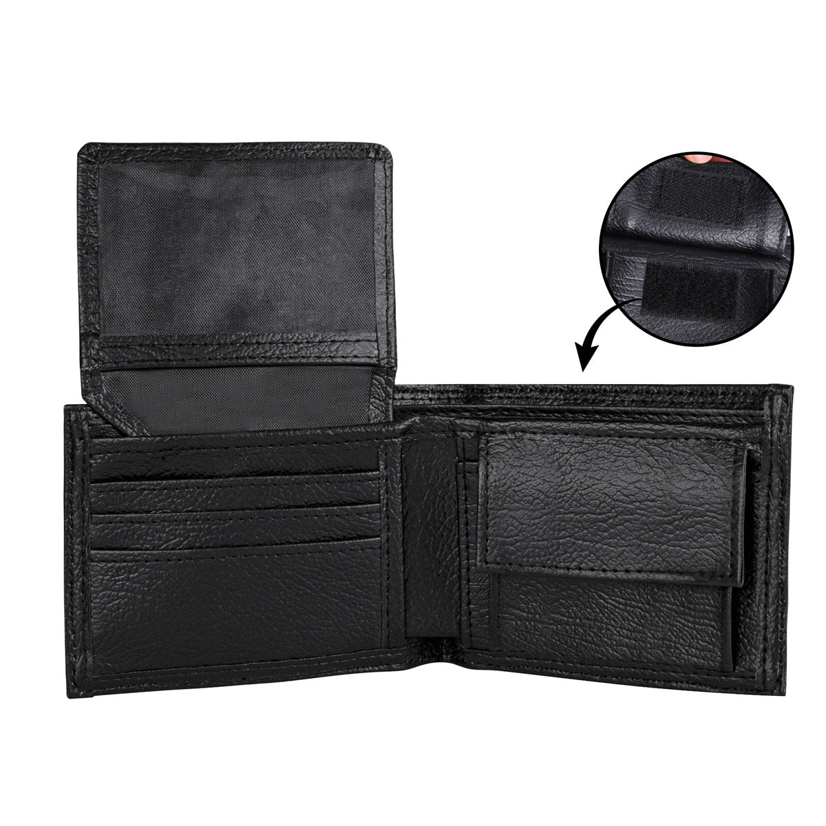 Dad Proverbs 20:7 | Personalized Folded Wallet For Men