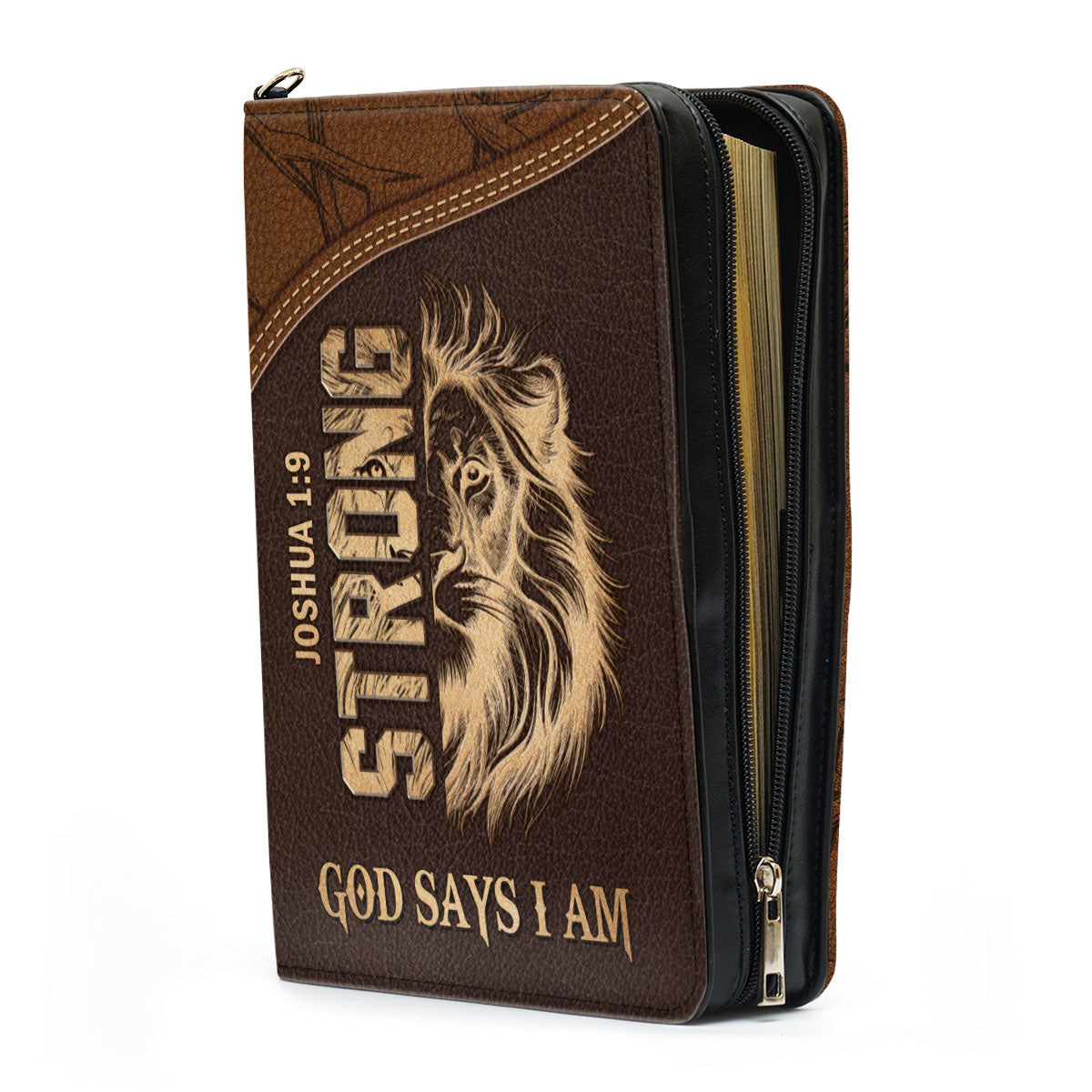 Man Of God Lion | Personalized Bible Cover