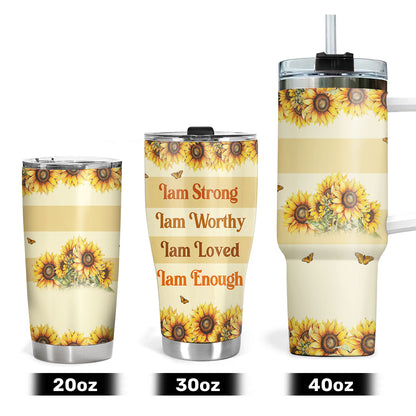 God Says I Am | Personalized Stainless Steel Tumbler JSSSTPH1234L