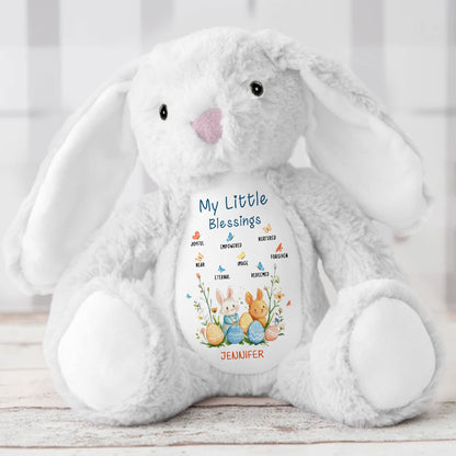 My Little Blessings | Personalized Stuffed Bunny
