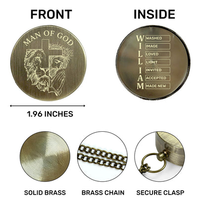 Man Of God | Personalized Compass