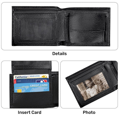 Forgiven Bible Verse | Personalized Folded Wallet For Men