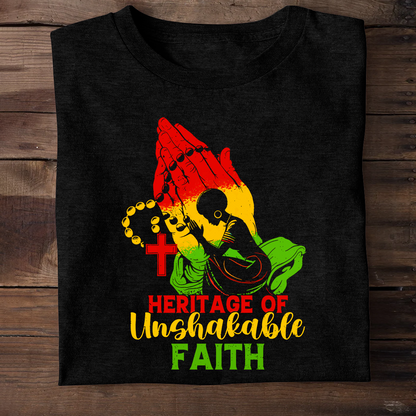 Heritage Of Unshakable Faith |  2D Unisex T-shirt