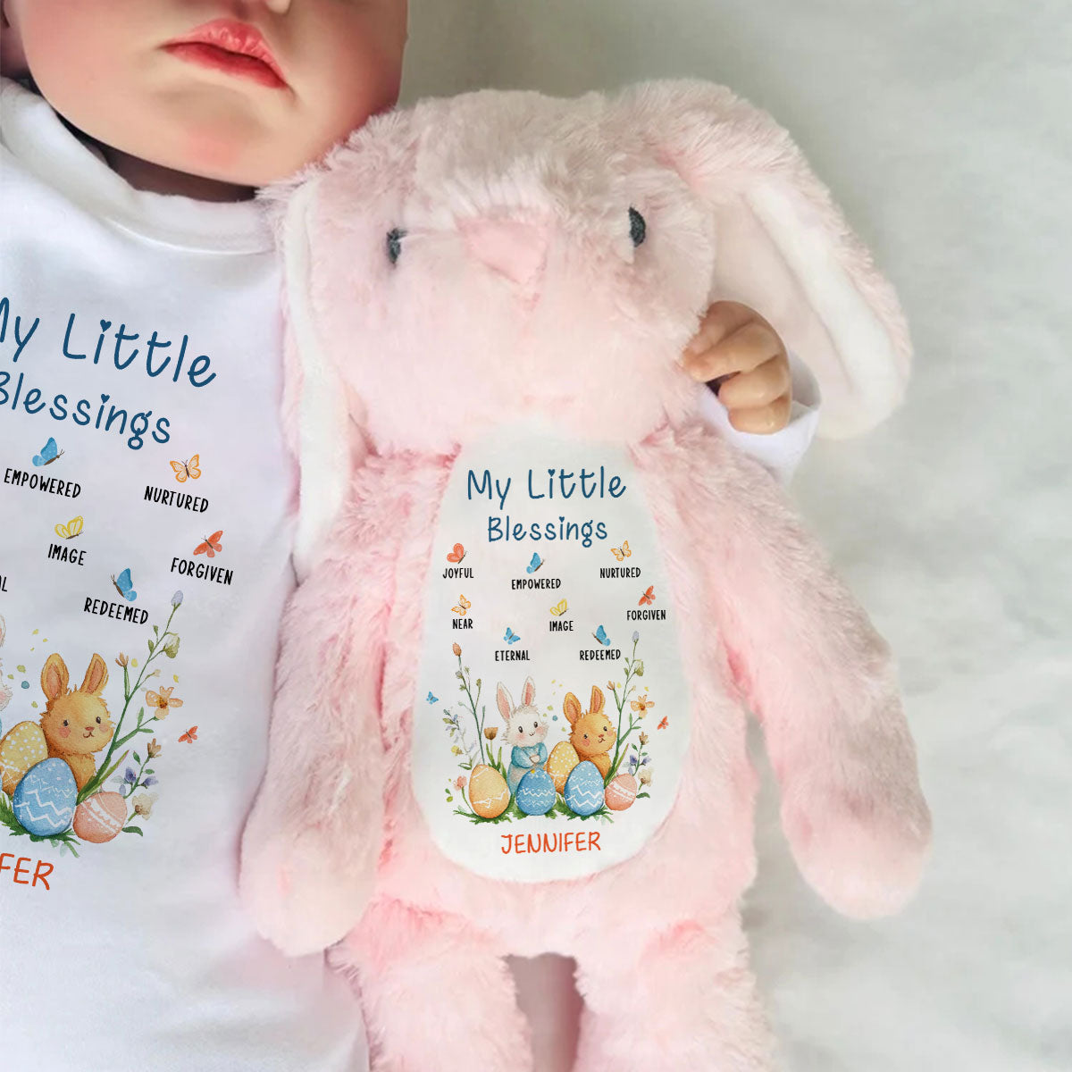 My Little Blessings | Personalized Stuffed Bunny