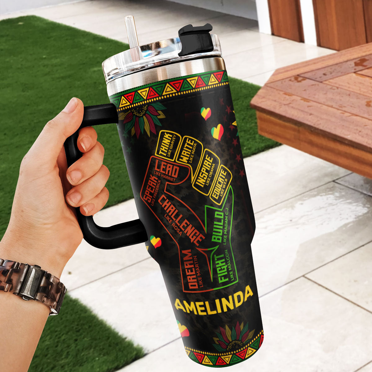 God Says I Am | Personalized Stainless Steel Tumbler