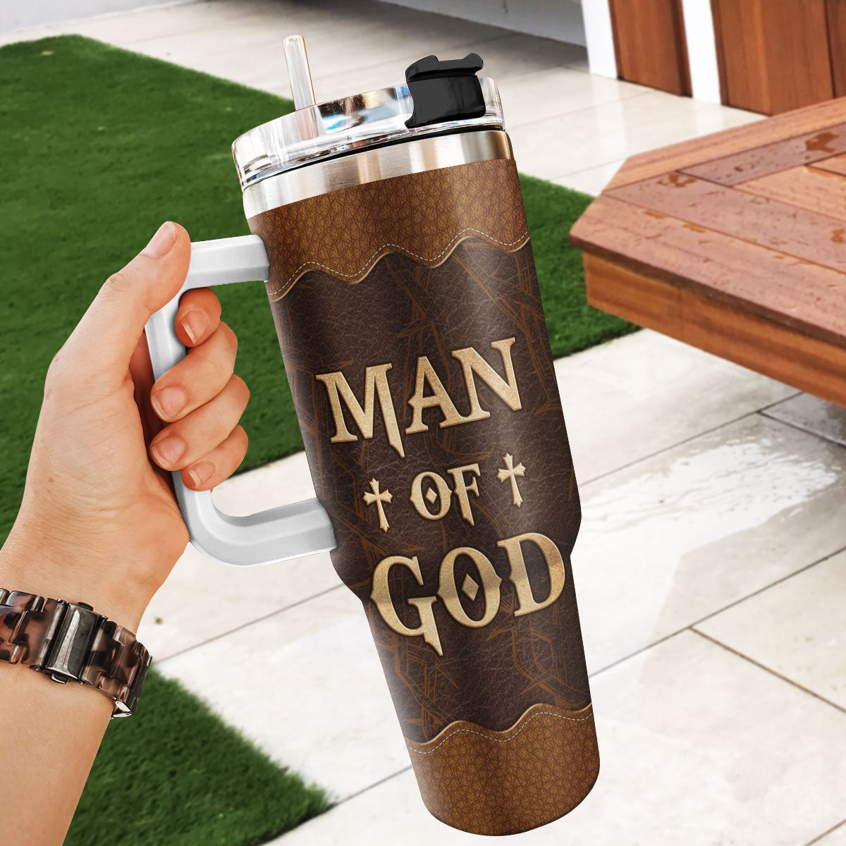 Man Of God | Personalized Stainless Steel Tumbler