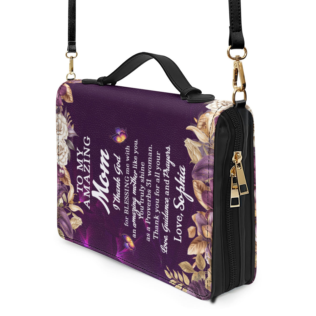 To My Amazing Mom  | Personalized Bible Cover