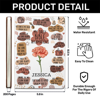 My Affirmation | Personalized Leather Cover Notebook