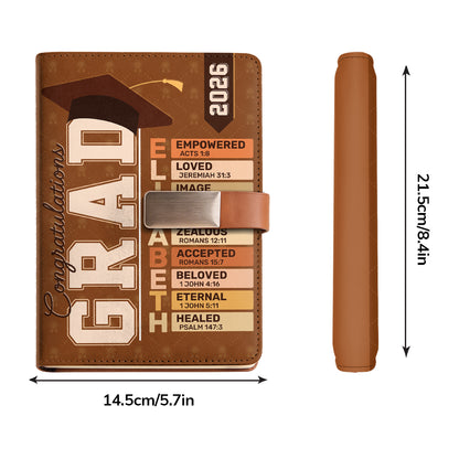 Congratulations Grad  | Personalized Leather Notebook & Pen Set
