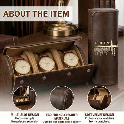A Child Of God | Personalized Leather Watch Case