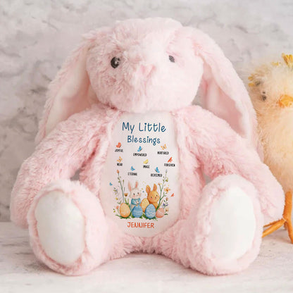 My Little Blessings | Personalized Stuffed Bunny
