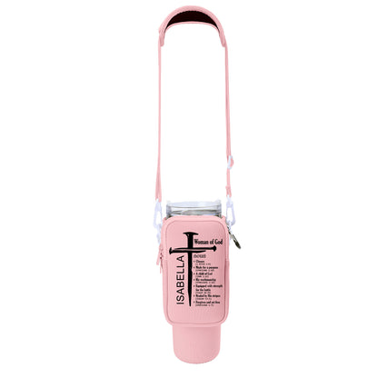 A Child Of God  | Personalized Tumbler Holder Bag