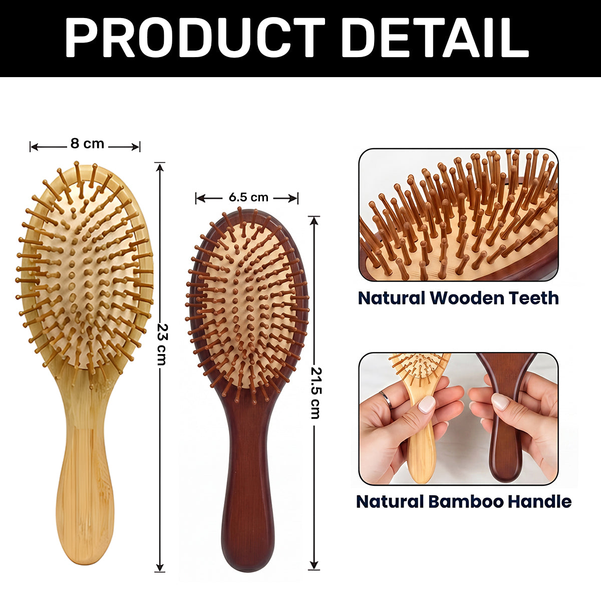 God Is Within Her She Will Not Fall | Personalized Hair Brush