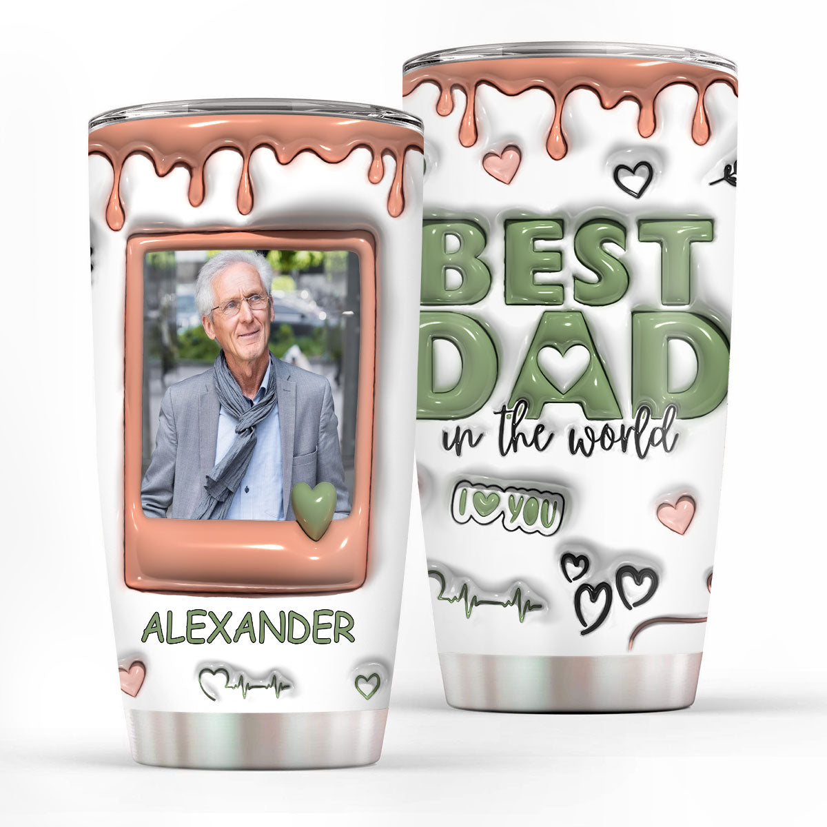 Best Dad In The World | Personalized Stainless Steel Tumbler SSTM1020