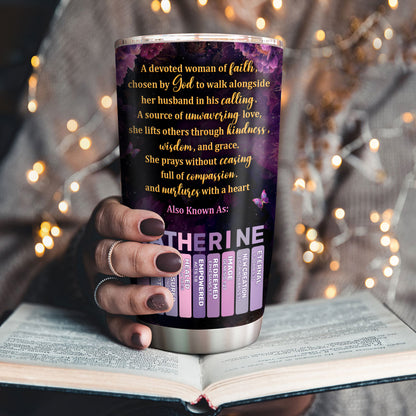 Pastor's Wife Appreciation Gift | Personalized Stainless Steel Tumbler