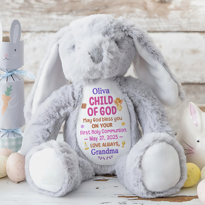 Chid Of God | Personalized Stuffed Bunny