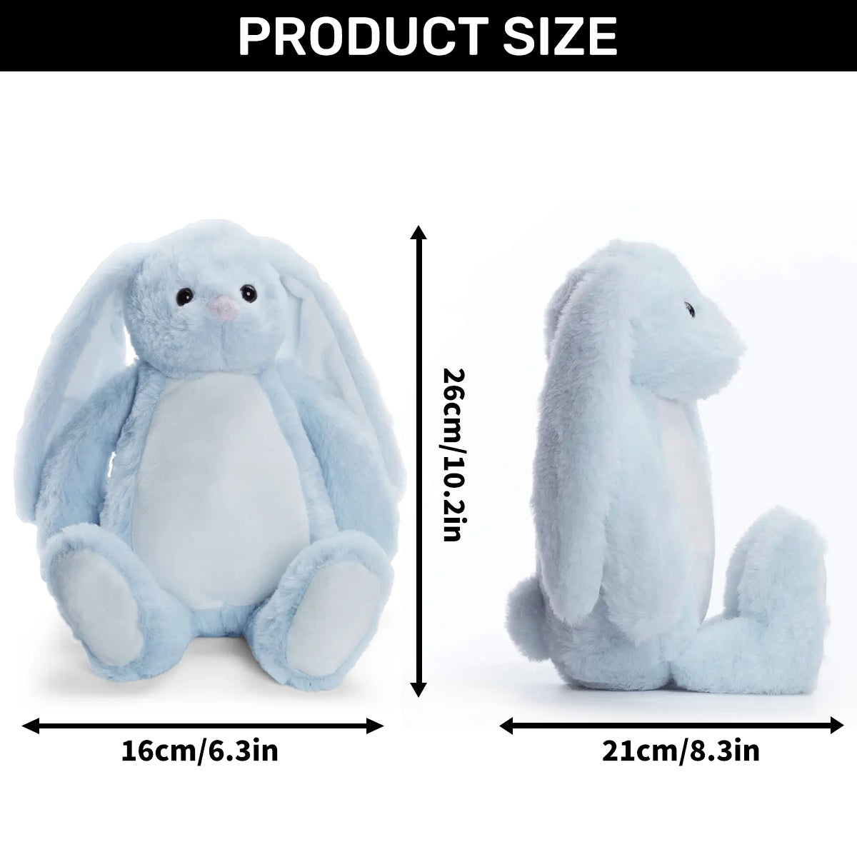 The Littlest Church Member - Personalized Stuffed Bunny