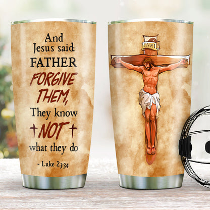 Jesus's Last Words - Special Cross Stainless Steel Tumbler 20oz NUA165