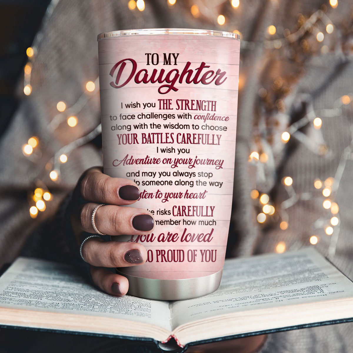 Best Gift For Children - Meaningful Personalized Wishes Stainless Steel Tumbler 20oz NUA219