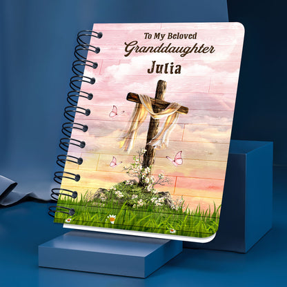 May This Gift Fill Your Heart With God’s Love Foreve - Adorable Personalized Spiral Journal HIHN171