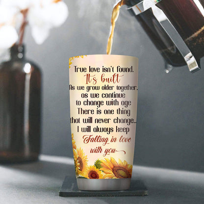I Will Always Keep Falling In Love With You - Sweet Personalized Stainless Steel Tumbler 20oz AHN255