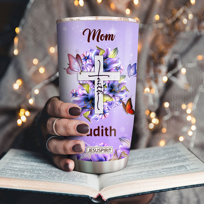 May The Lord Bless You And Protect You - Lovely Personalized Stainless Steel Tumbler 20oz NUHN363