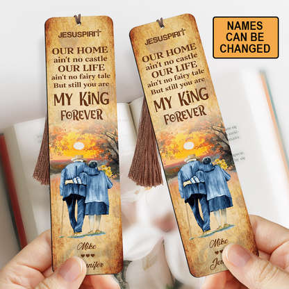 You Are My King Forever - Sweet Personalized Wooden Bookmarks NUHN283