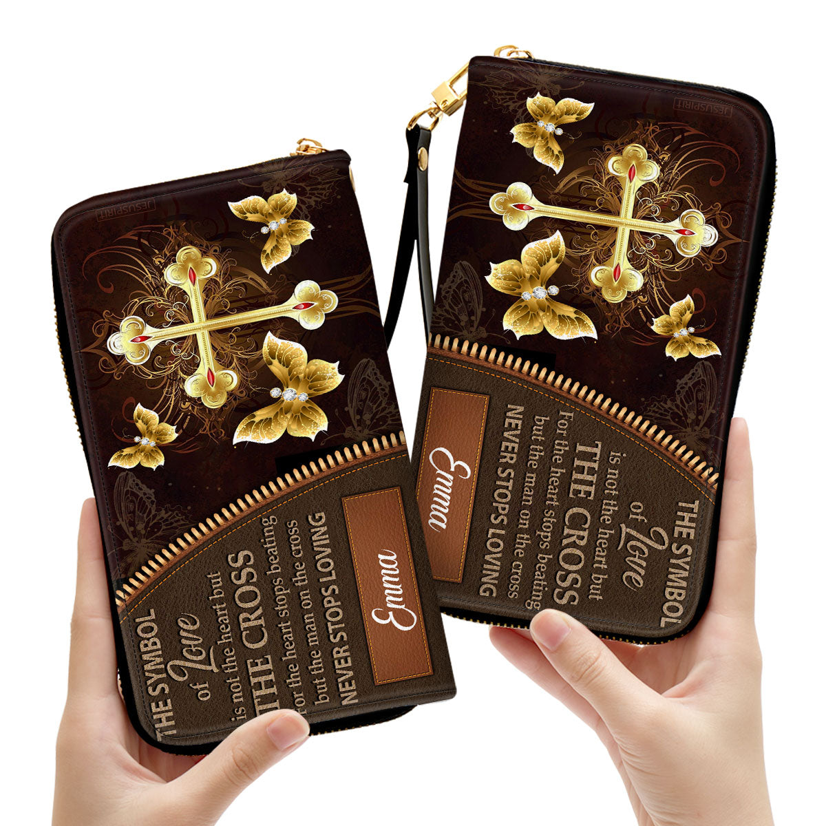 Personalized Christian Clutch Purse - The Symbol Of Love CP21